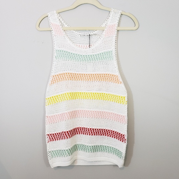 NWOT Alice + Olivia Trinity Knit Tank top - Picture 3 of 6